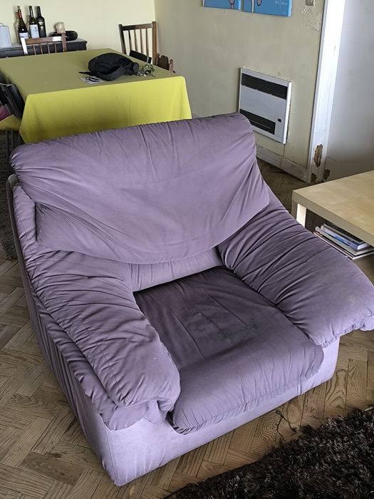 Sofá 1 lugar cinzento