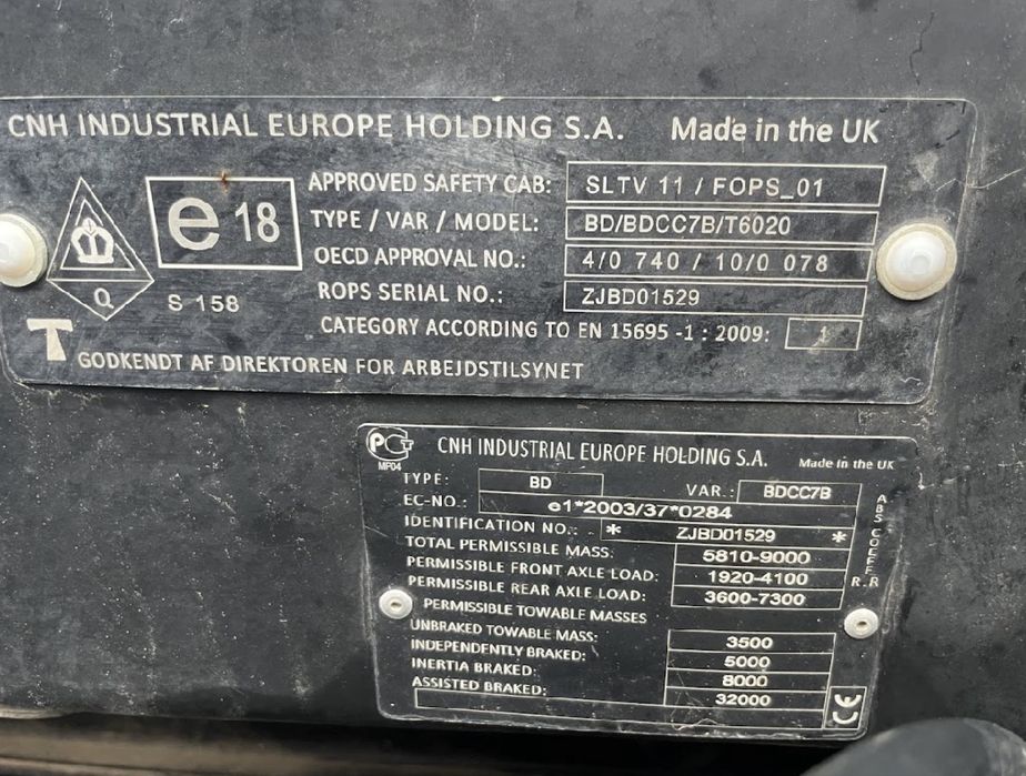 Трактор New Holland T6020