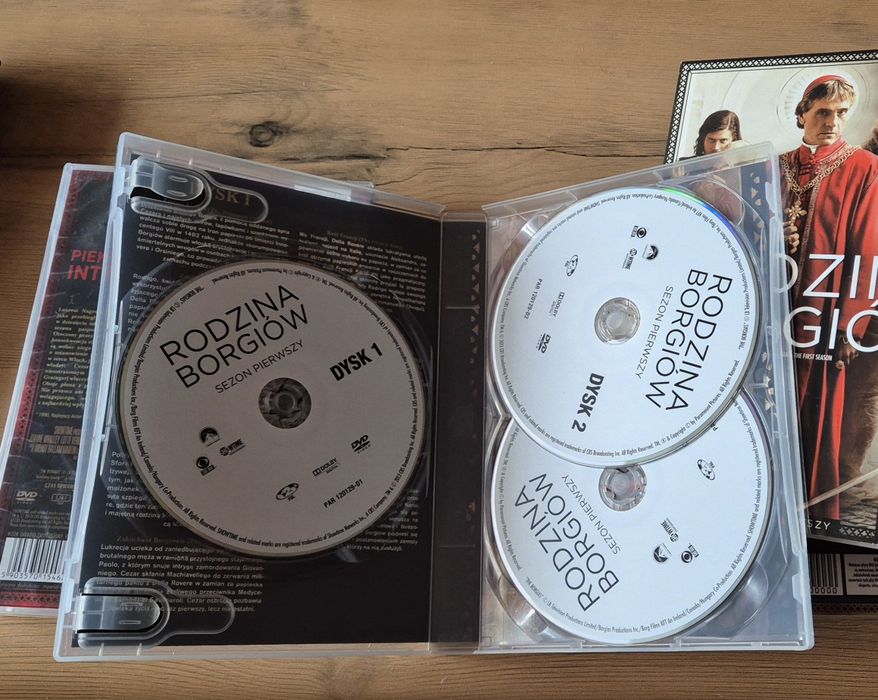 Rodzina Borgiów- sezony 1-3 dvd