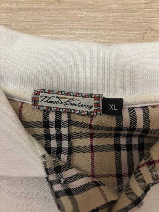 Біле Поло Burberry