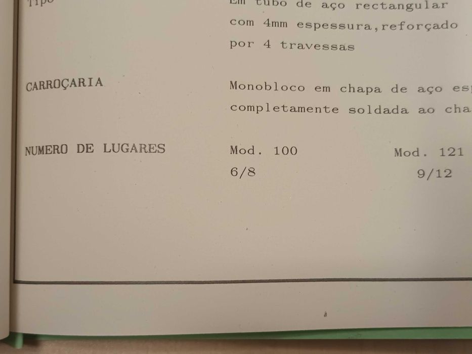 Especificações de UMM Alter II Militares