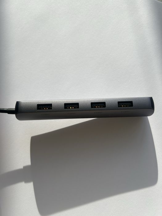 USB-хаб Ugreen USB type-C до USB 3.0 та HDMI