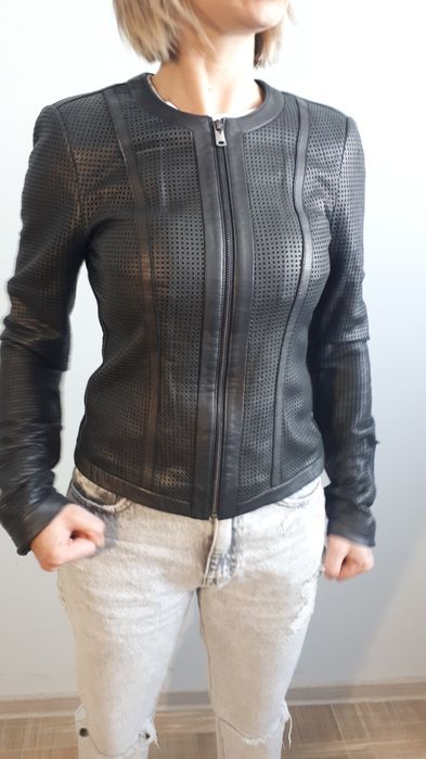 Куртки кожаные, синтепон