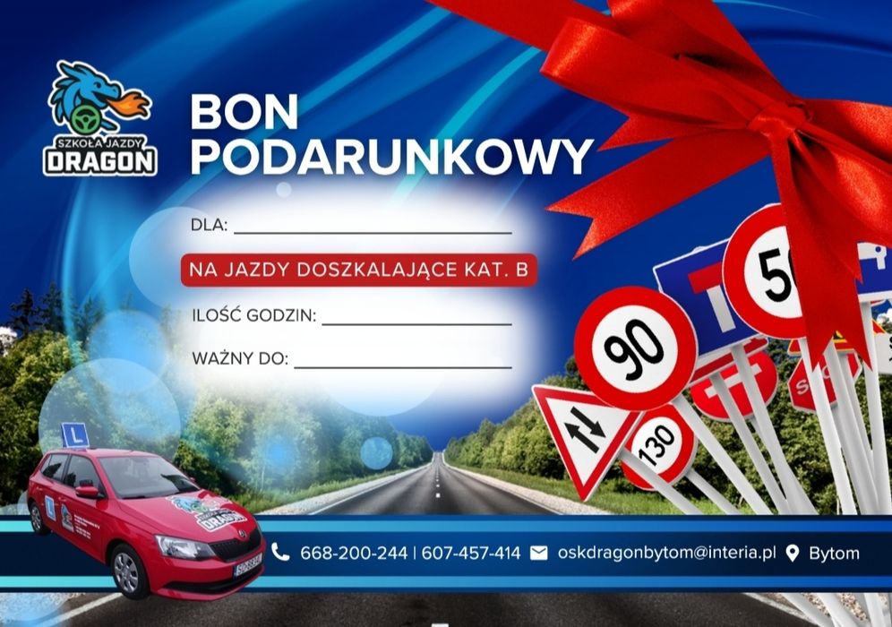 Prawo jazdy kat. B, jazdy doszkalające