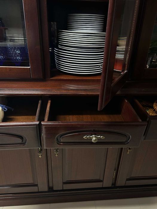 Louçeiro de cozinha em mogno