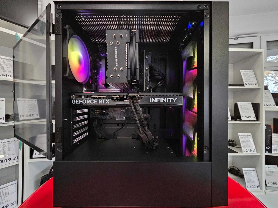 Nowy Komputer Gamingowy Ryzen 7 7800X3D 32GB DDR5 2TB RTX 5070 Faktura