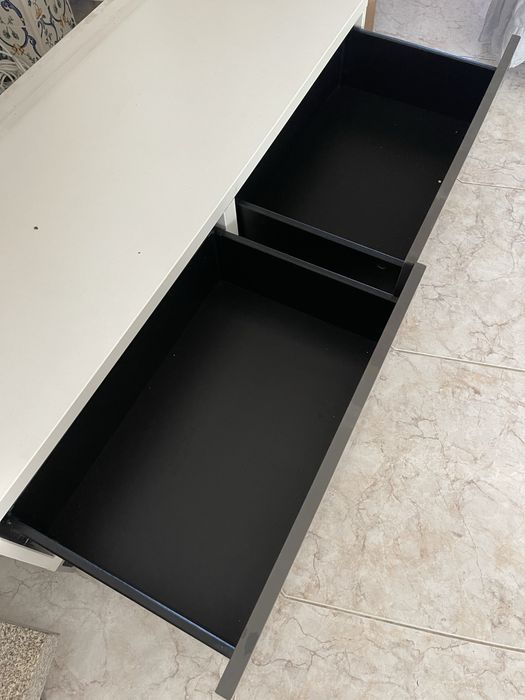 Móvel de televisão moderno com gavetas + armário de bar com gavetas