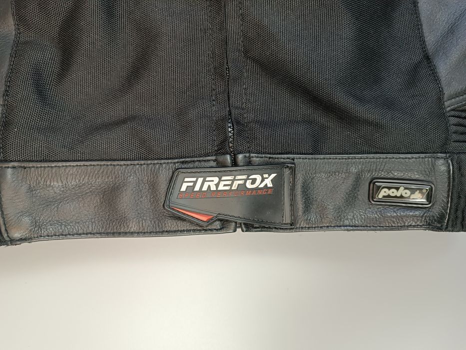Мотокуртка Polo Firefox (Кожа+сетка )52 - Полная защита Safe-Max