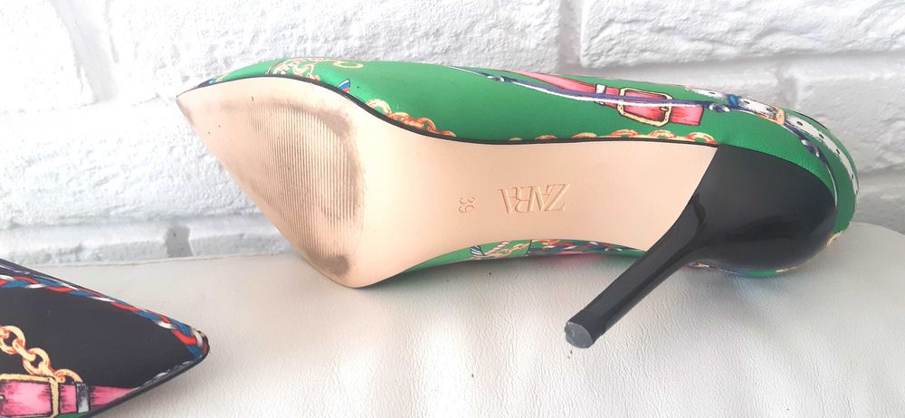 Zara czółenka na obcasie r.39