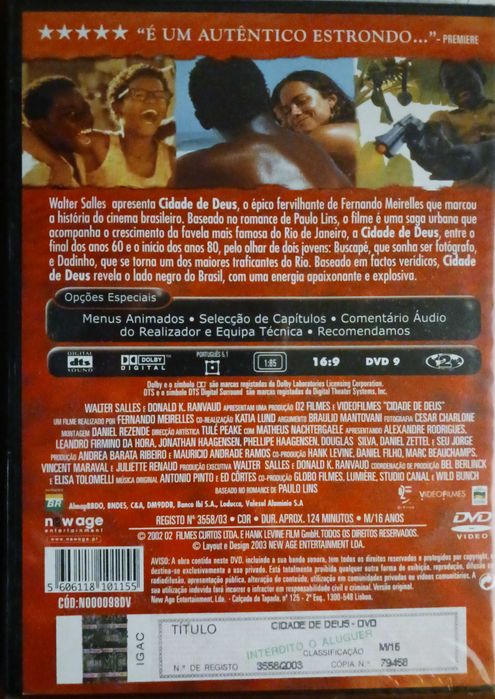 Fernando Meirelles. Cidade de Deus.