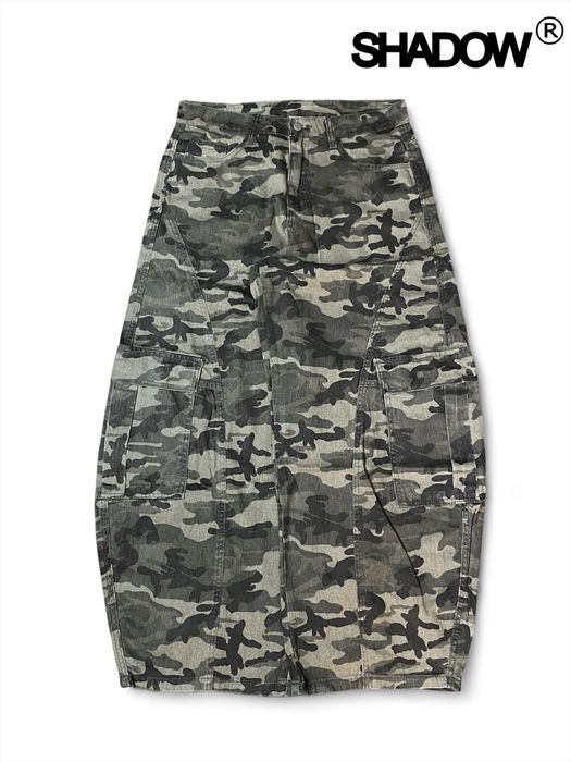 Camo baggy jeans | Камуфляжні широкі джинси sk8 y2k opium type rap rep