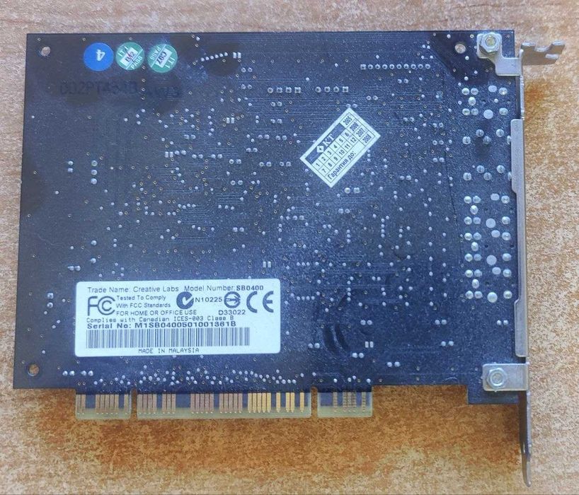 Звуковая карта Creative Sound Blaster Audigy 2 Value (SB0400) PCI 7.1