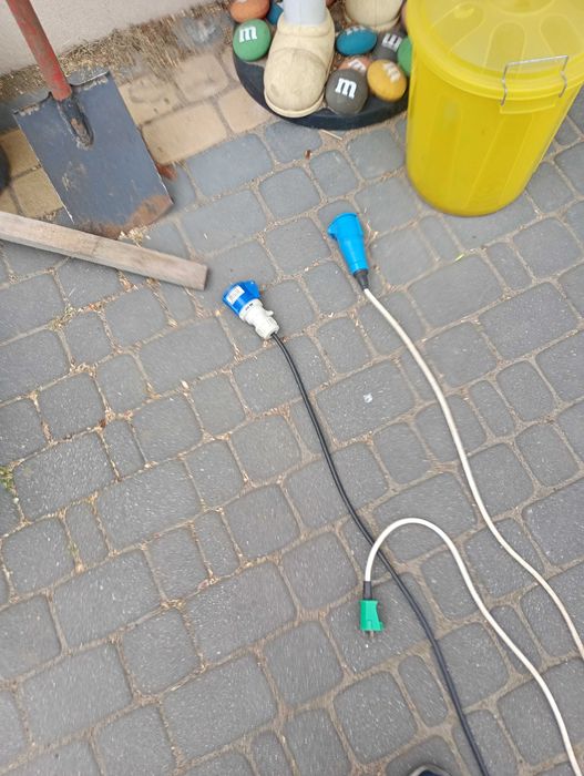Kabel przewód zasilający przyczepę kempingową