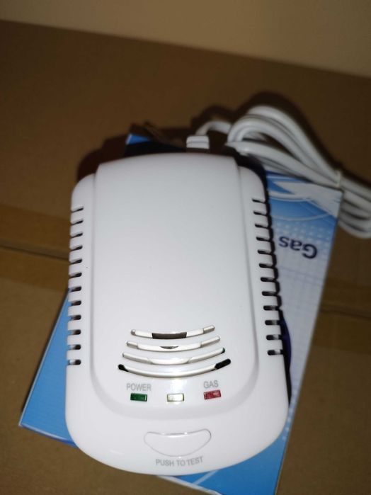 Wykrywacz gazu i dwutlenku węgla z alarmem