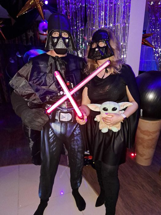 Strój karnawałowy Lord Vader męski chłopięcy 160-175