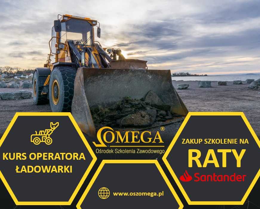 1600zł Kurs na ŁADOWARKĘ kl. III, szkolenie ładowarka, fadroma,5.01.