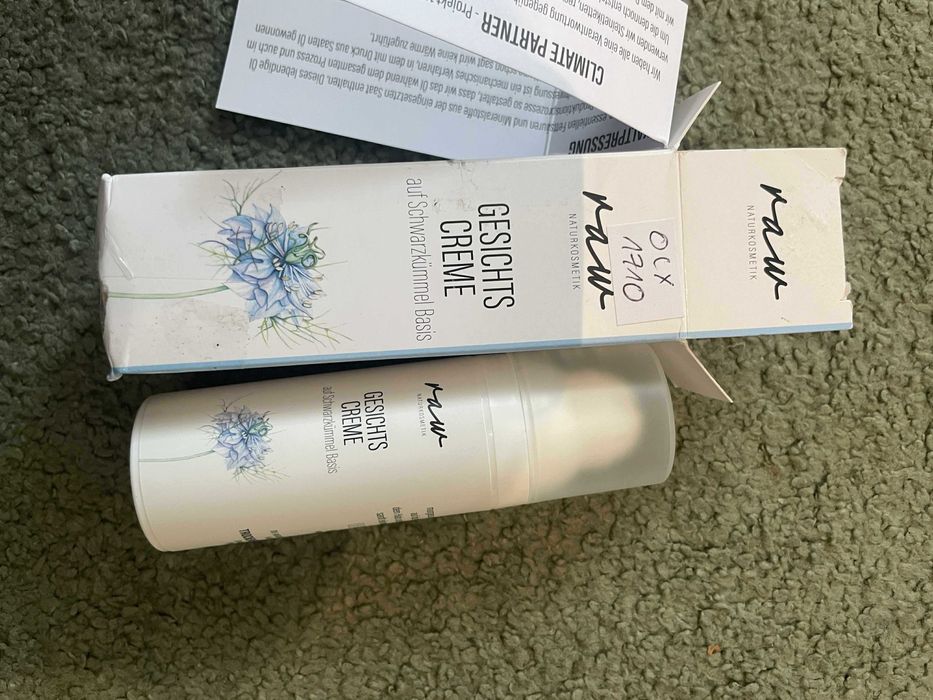 raw Kosmetik, Regenerujący czarny kminek krem do twarzy 50ml 1710