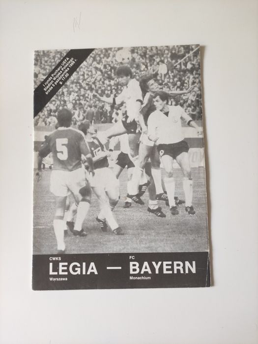 Program Legia Warszawa - Bayern Monachium 88'