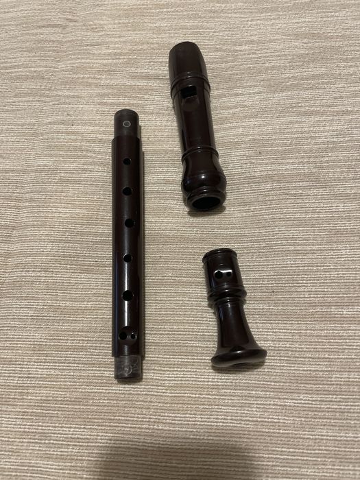 Flauta Yamaha castanha desmontável