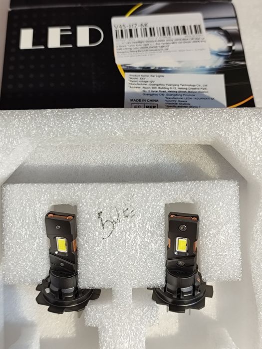 Lâmpadas auto H7 led 2 modelos