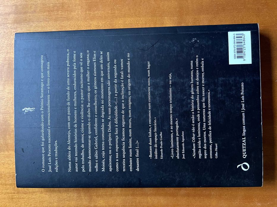 Nenhum Olhar - José Luís Peixoto