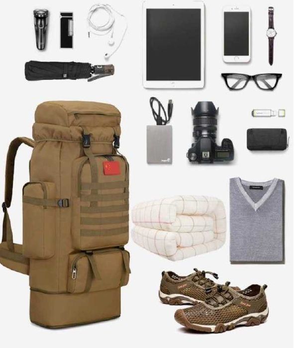 Тактичний міський рюкзак із системою M.O.L.L.E розсувний на 80-85л