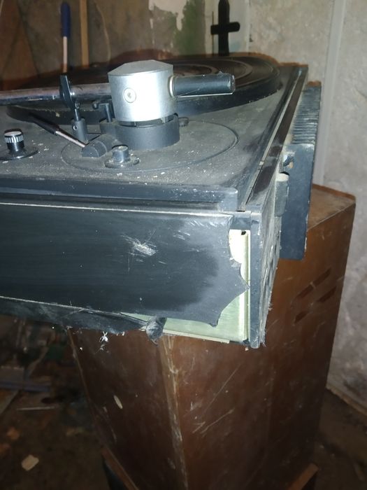 Виниловый проигрыватель Электроника Д1-012 стерео усилитель электрофон