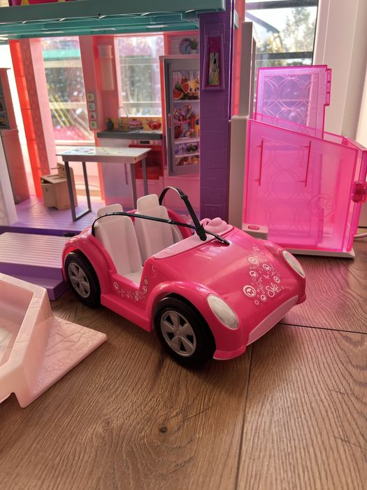 BARBIE duży domek dla DREAMHOUSE DELUXE dom willa z windą, basenem