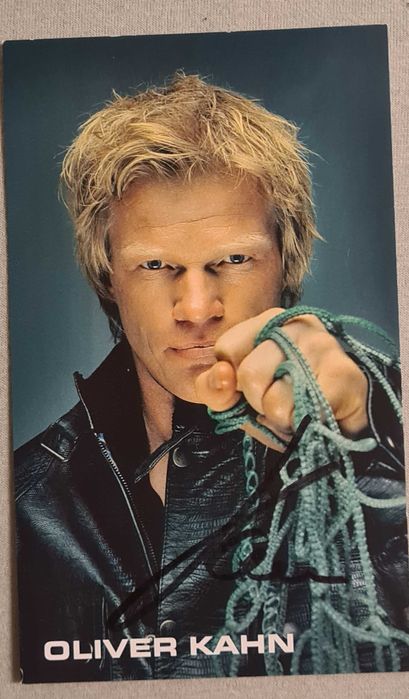 Oliver Kahn Autograf