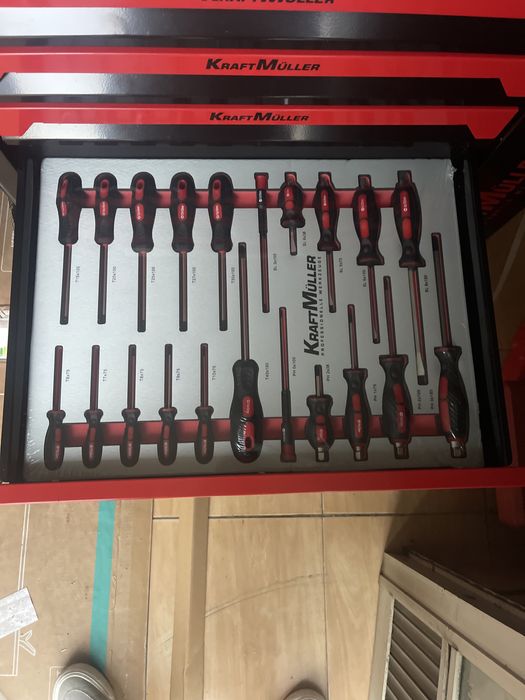 Carrinhos de ferramentas 7/6 gavetas cheias