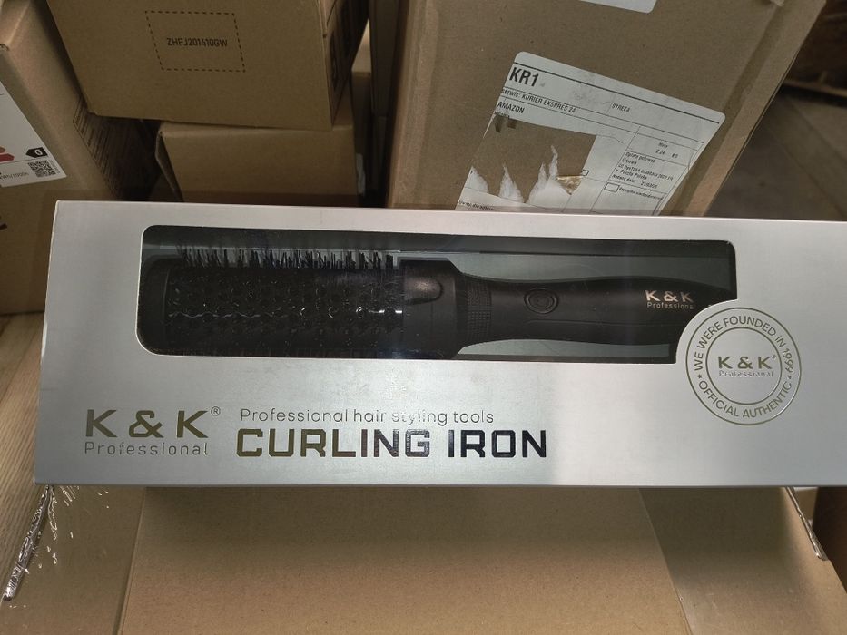 Profesjonalna lokówka/szczotka K&K Professional Curling Iron