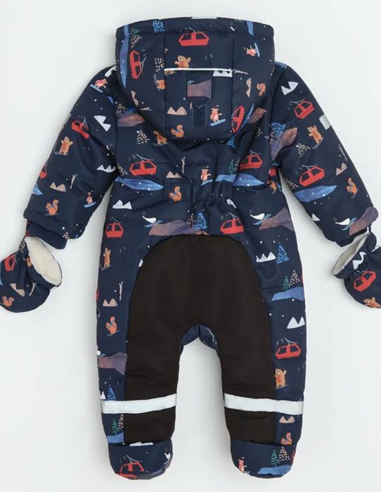 Kombinezon narciarski z kapturem dla chłopca