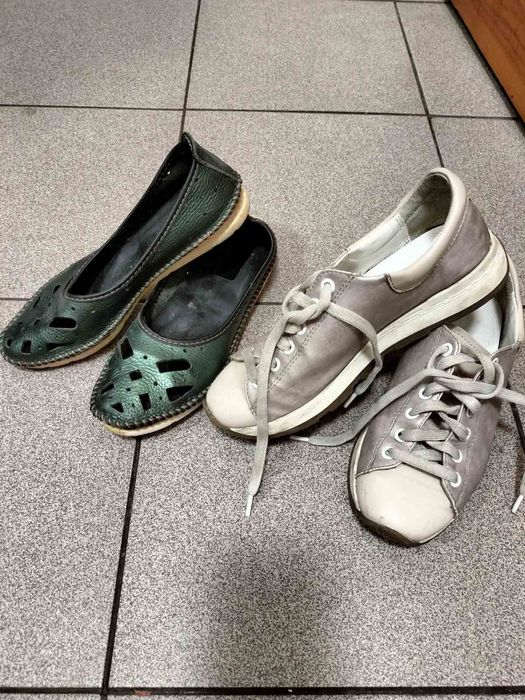 Туфлі та кросівки (шкіра)