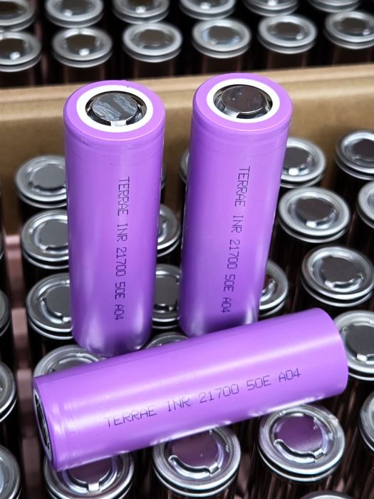 Акумулятори TerraE 50E 21700, ємність 5000mAh є гарантія