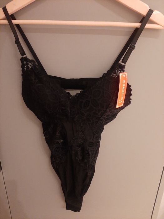 Body koronkowe czarne S/M