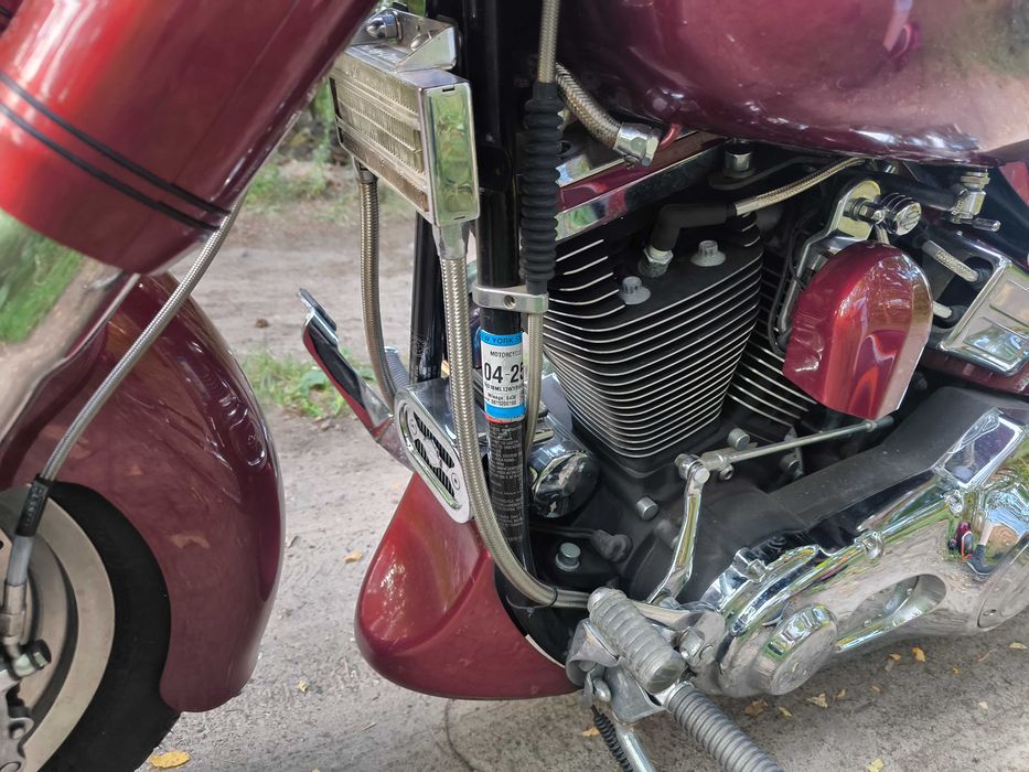 Harley Davidson FLSTF Fatboy Street Stalker Evolution, Absolutny rarytas, Rzadkość,  Oryginalny body+engine Kit harleya