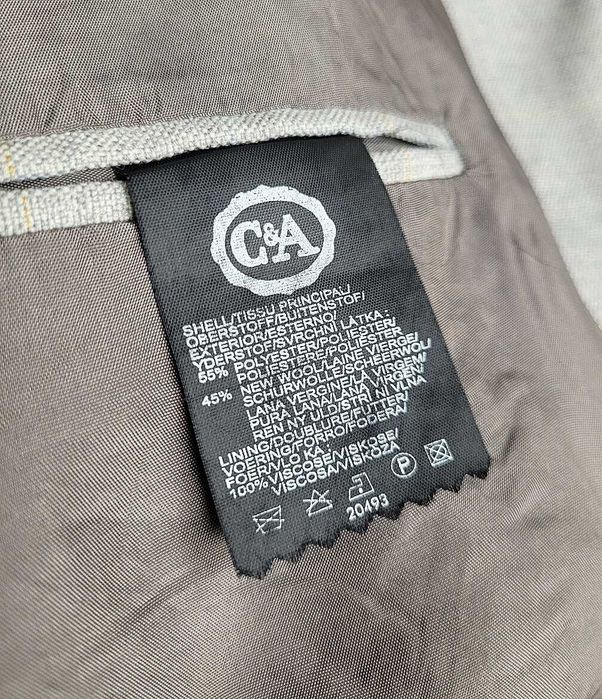 Marynarka z domieszką wełny, oversize , firmy C&A