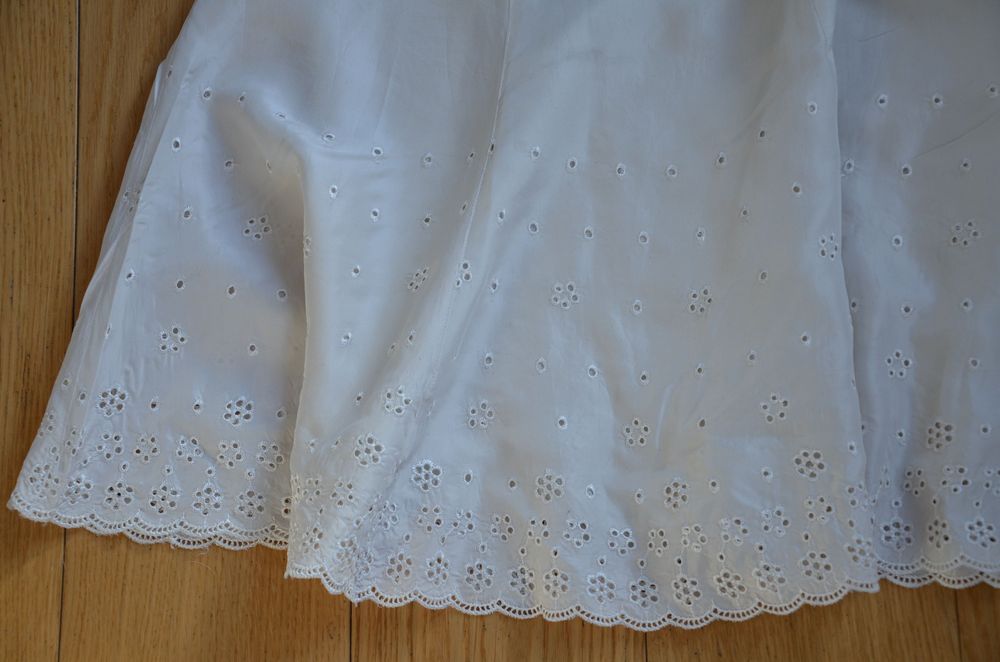 spódnica 100% jedwab Silk Manson r. 36/38 z haftem