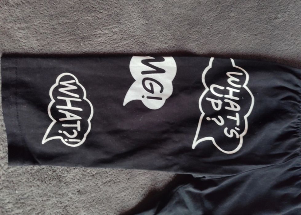 Legginsy 3/4 czarne