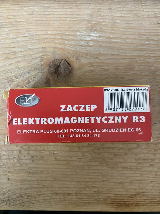Zaczep elektromagnetyczny R3Lewy 24V