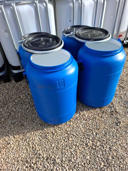 Beczka plastikowa 80l Biały teflon Spożywka