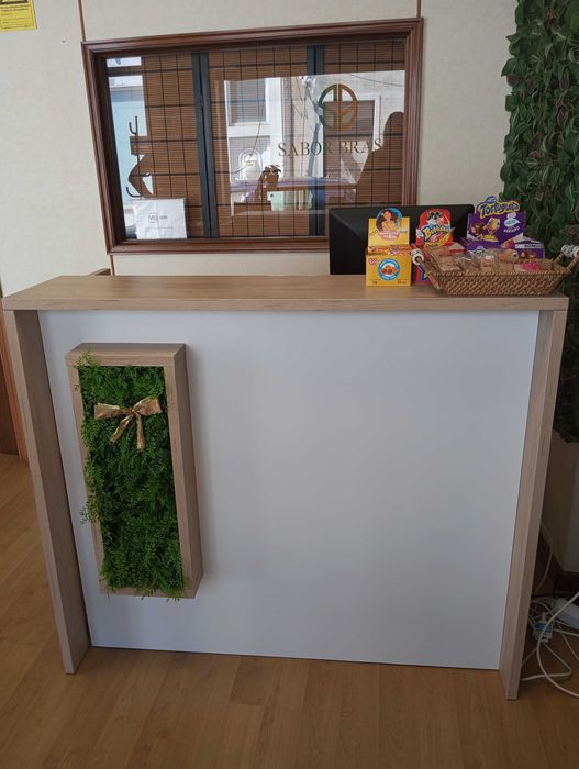Balcão de recepção