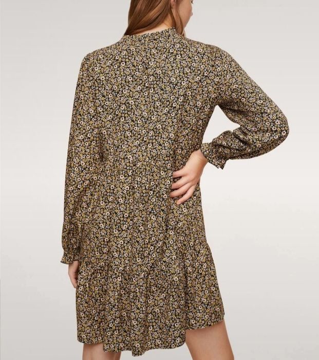 Vestido flores Mango Teen