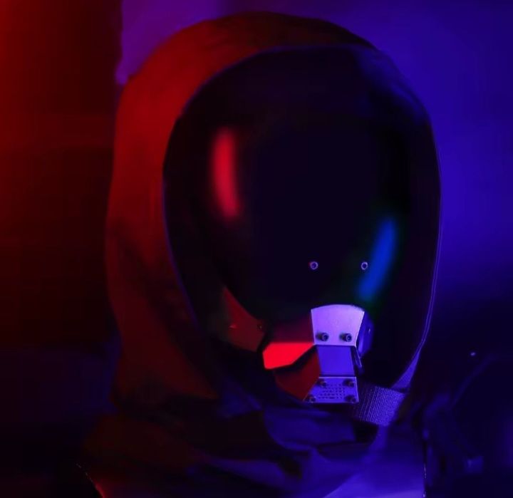 Маска панк киберпанк косплей для страйкбола пейнтбола, хеловина.