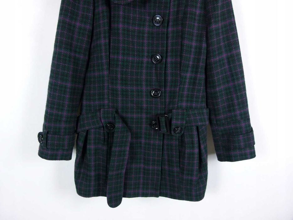 Topshop płaszczyk kurtka krata 10 / 36 petite