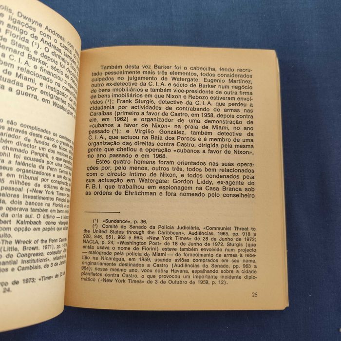 Cadernos D. Quixote 9 - Espionagem Política (Watergate, etc.)