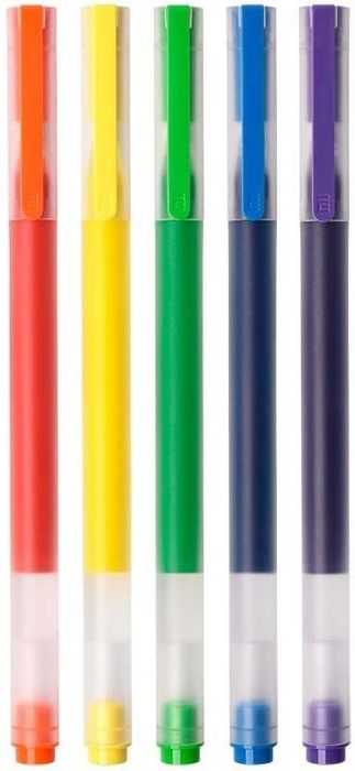 Pack 5x Canetas de Gel (5 Cores) - XIAOMI