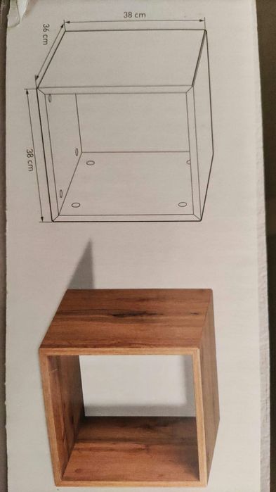 Prateleira cubo nova