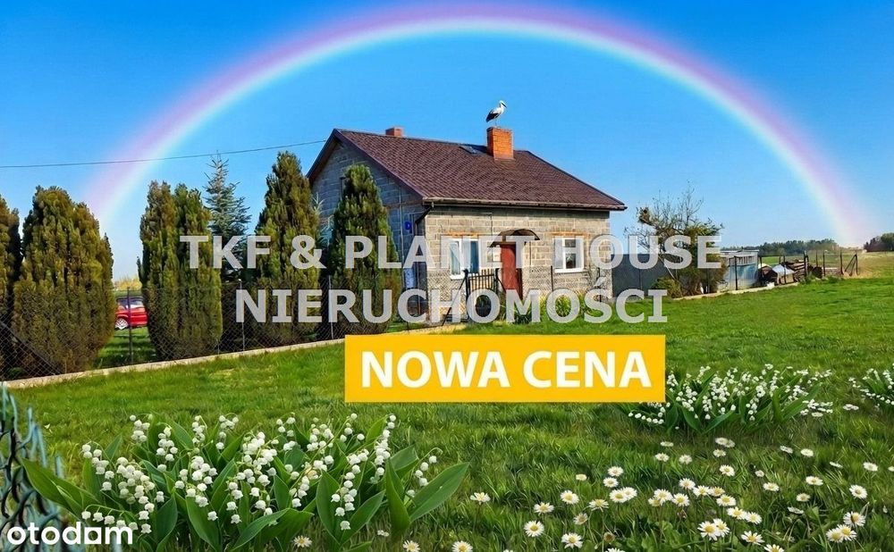 Dom, gm. , dz. 890 m2, gm. Rzeczyca