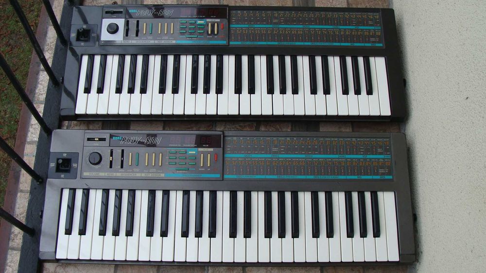 korg poly 800 2 sztuki uszkodzone